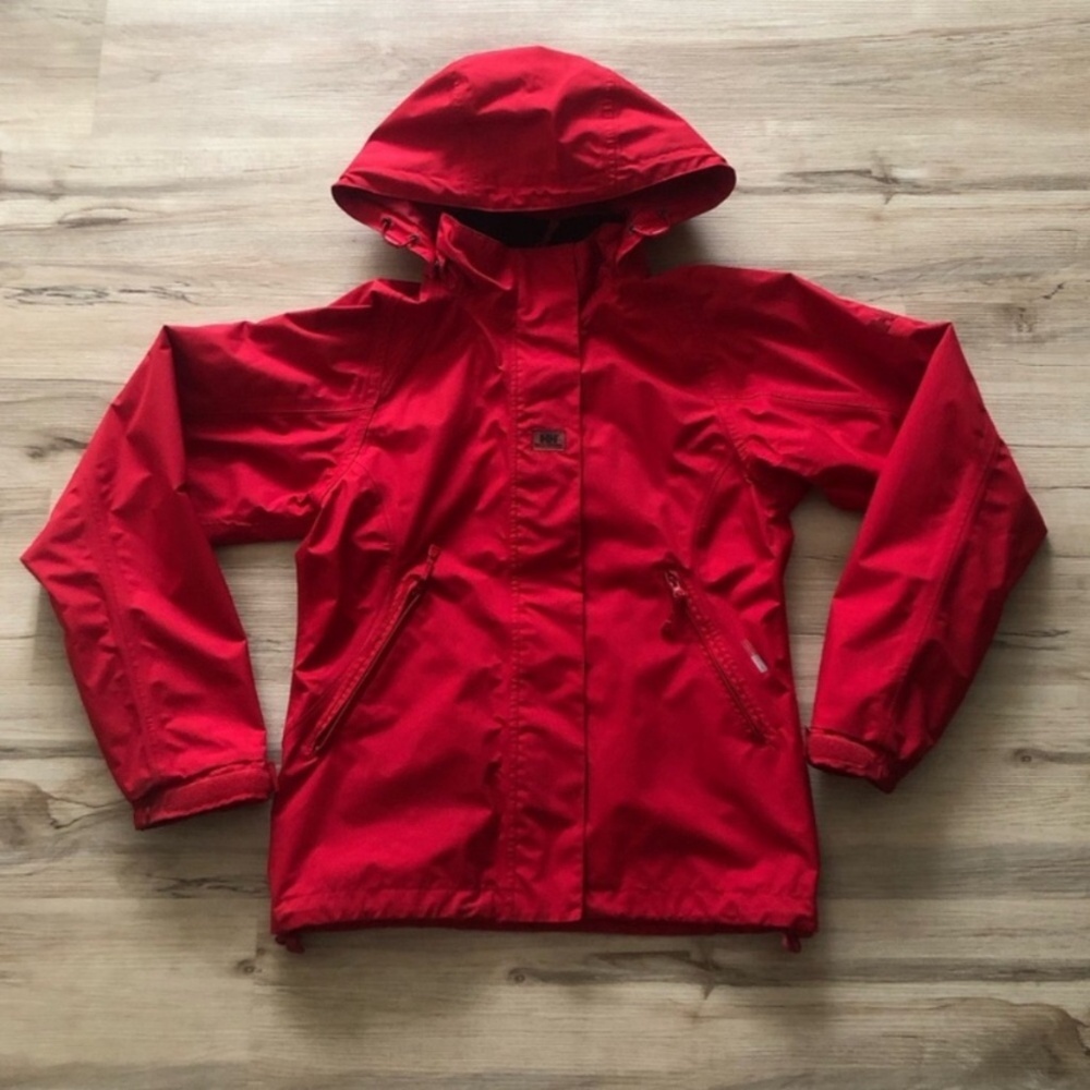 Helly Hansen Red Lightweight Shell Raincoat for Women